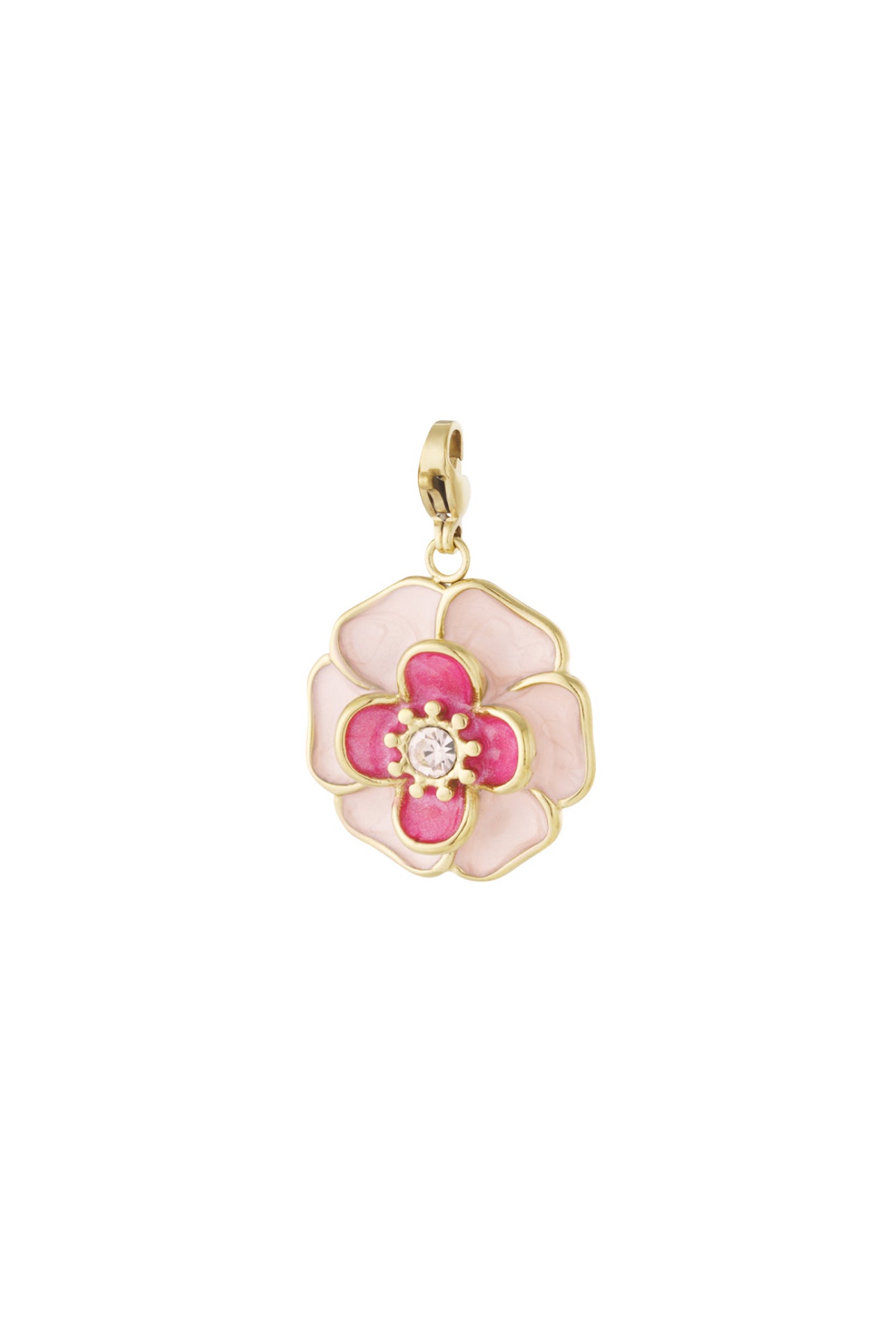 Pink flower bedel